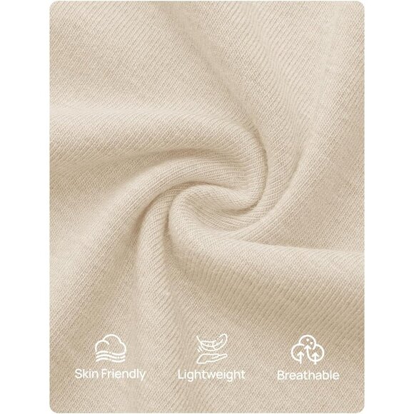 Women Apricot Long Sleeve Off Shoulder Tops Casual Boat Neck Lace Shirts Blouses - Picture 4 of 5